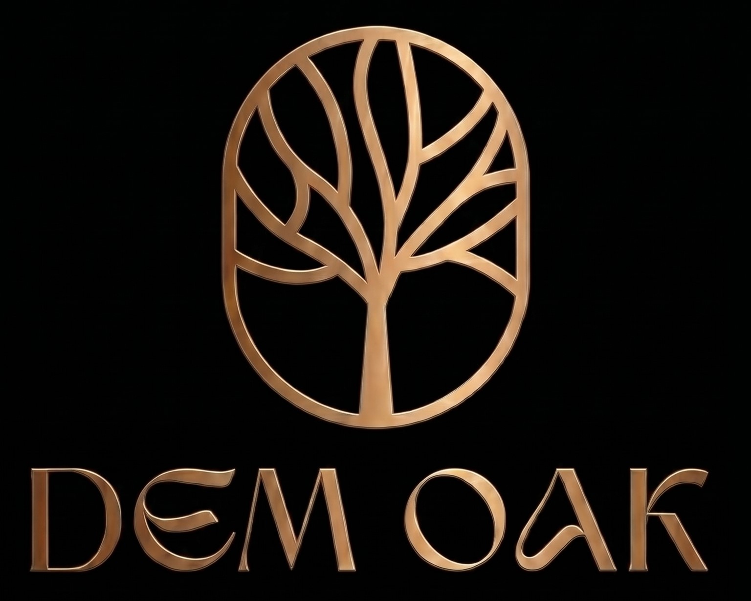 DEM OAK Gold Logo